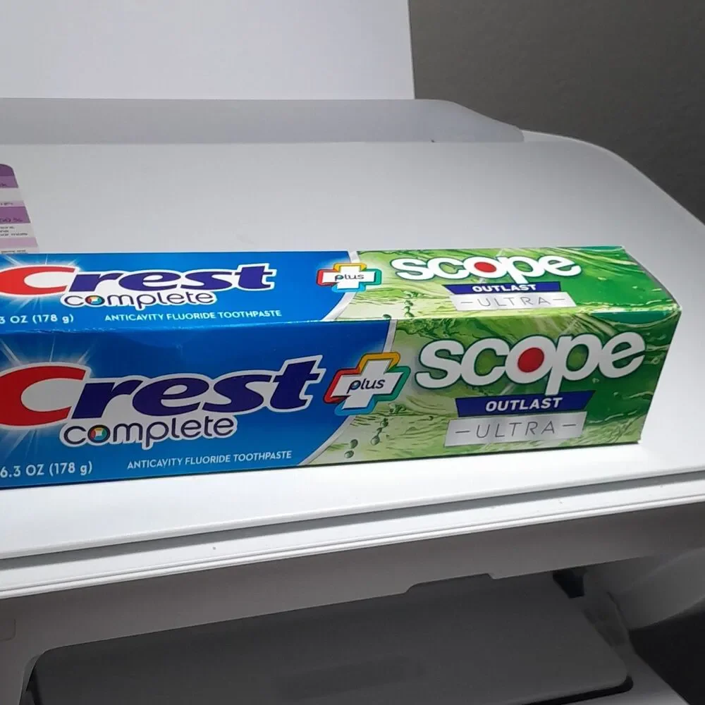 Crest Complete + Scope Outlast Ultra Whitening Anticavity Fluoride Mint 6.3 oz